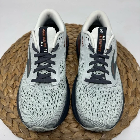 BROOKS Adrenaline GTS 24 Running Shoes Mercury Ebony Copper Size 8 Women's - Picture 6 of 9